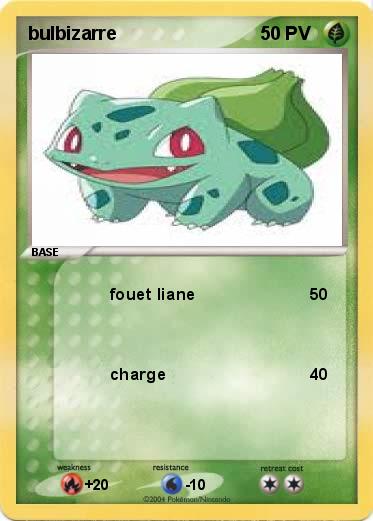 Pokemon bulbizarre