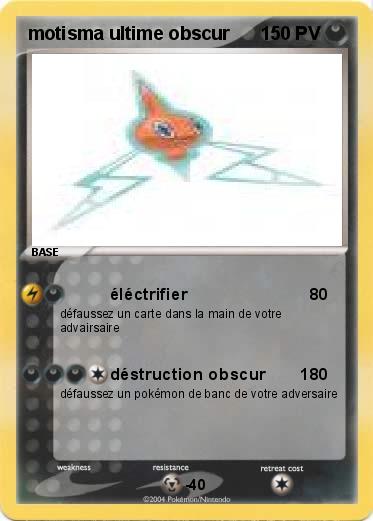 Pokemon motisma ultime obscur