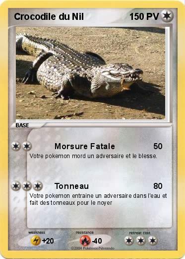 Pokemon Crocodile du Nil