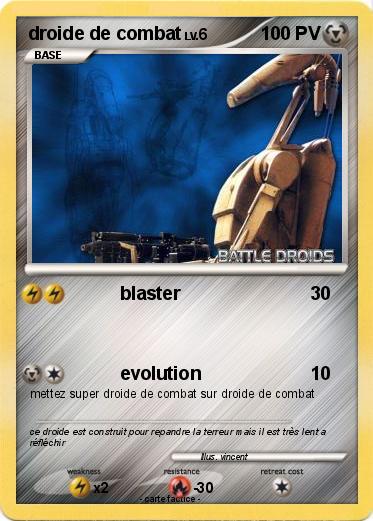 Pokemon droide de combat