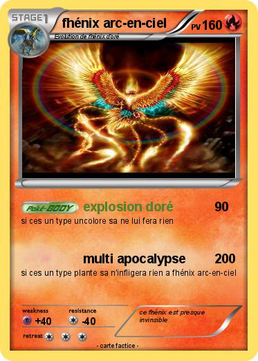Pokemon fhénix arc-en-ciel