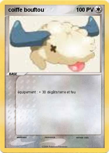 Pokemon coiffe bouftou