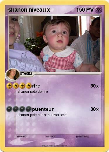 Pokemon shanon niveau x