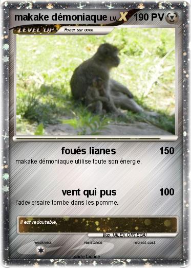 Pokemon makake démoniaque