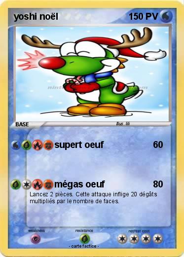 Pokemon yoshi noël