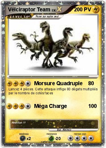 Pokemon Vélciraptor Team