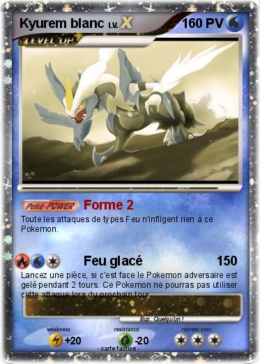 Pokemon Kyurem blanc