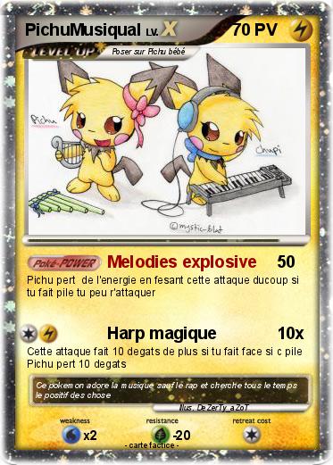 Pokemon PichuMusiqual