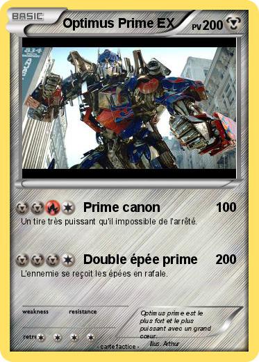 Pokemon Optimus Prime EX