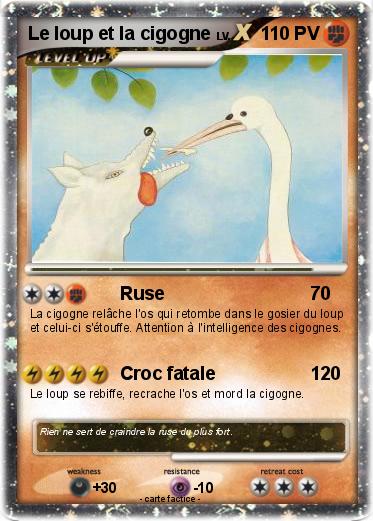 Pokemon Le loup et la cigogne