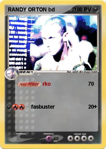 Pokemon RANDY ORTON bd