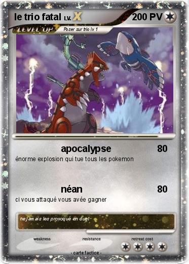 Pokemon le trio fatal