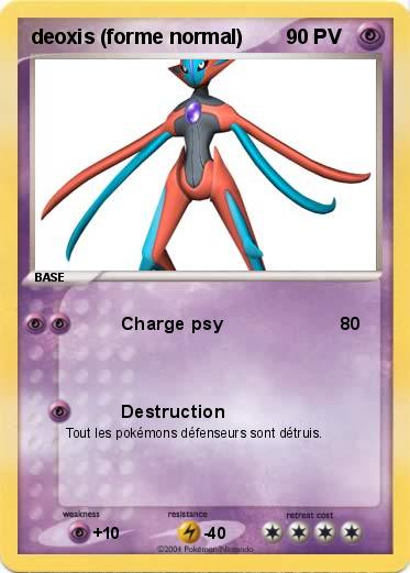 Pokemon deoxis (forme normal)