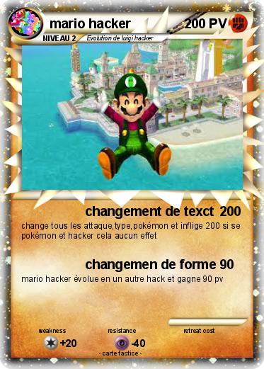 Pokemon mario hacker