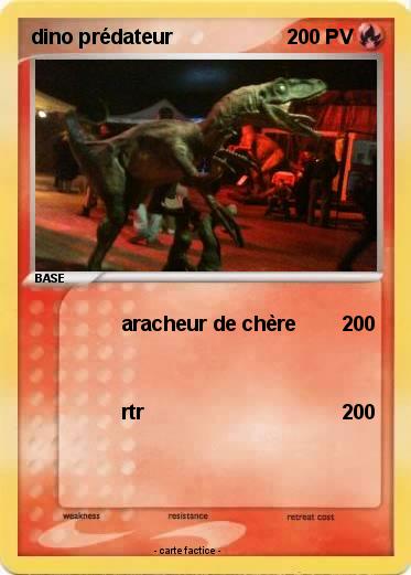 Pokemon dino prédateur