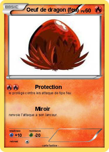 Pokemon Oeuf de dragon (feu)