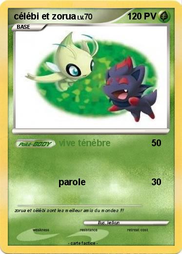 Pokemon célébi et zorua