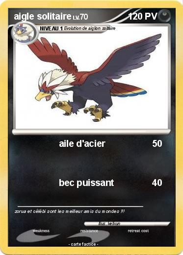 Pokemon aigle solitaire