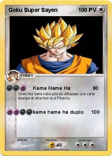 Pokemon Goku Super Sayen