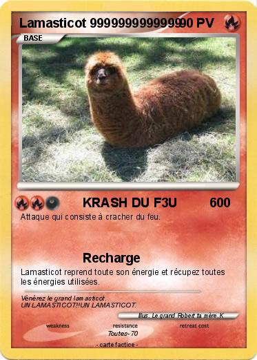 Pokemon Lamasticot 9999999999999
