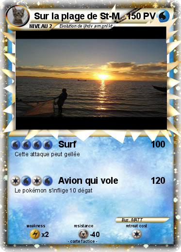 Pokemon Sur la plage de St-M