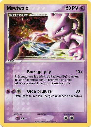 Pokemon Mewtwo x