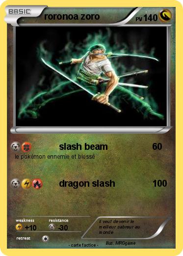 Pokemon roronoa zoro