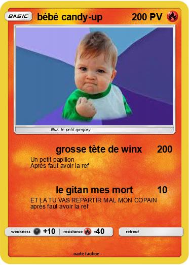 Pokemon bébé candy-up