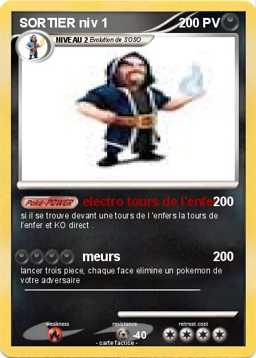 Pokemon SORTIER niv 1