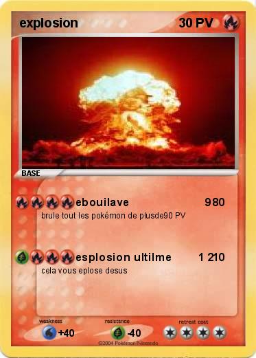 Pokemon explosion