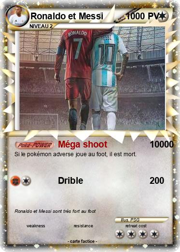Pokemon Ronaldo et Messi