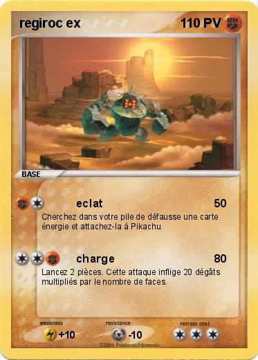 Pokemon regiroc ex                              