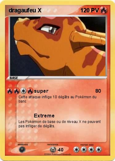 Pokemon dragaufeu X