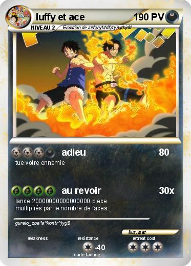 Pokemon luffy et ace