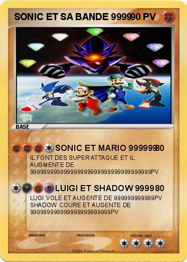 Pokemon SONIC ET SA BANDE 9999