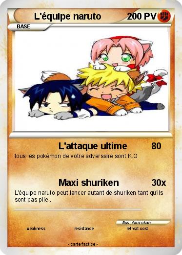 Pokemon L'équipe naruto