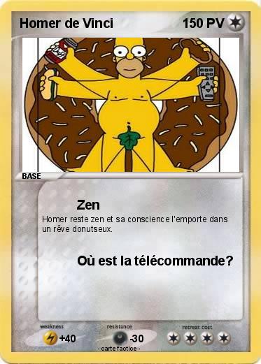 Pokemon Homer de Vinci