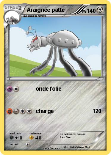 Pokemon Araignée patte