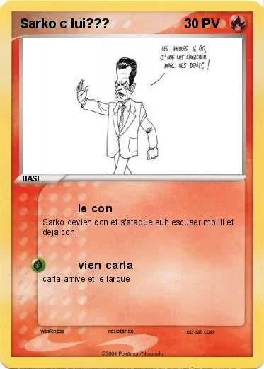 Pokemon Sarko c lui???