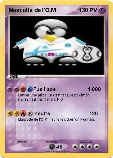 Pokemon Mascotte de l'O.M