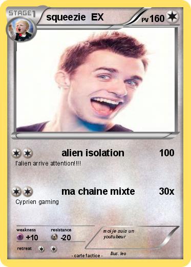 Pokemon squeezie  EX