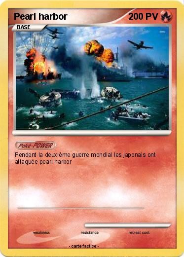 Pokemon Pearl harbor