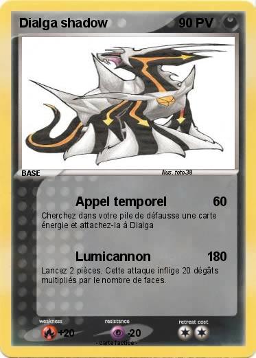 Pokemon Dialga shadow