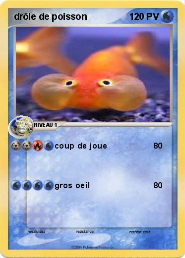 Pokemon drôle de poisson