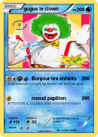 Pokemon gugus le clown