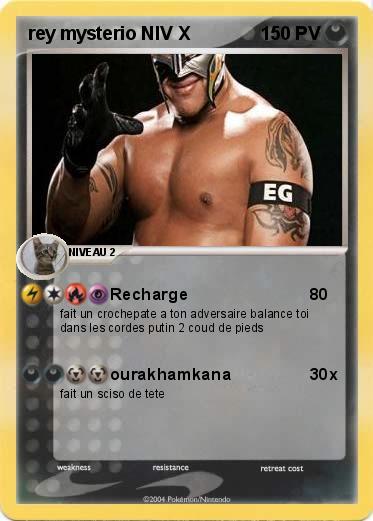Pokemon rey mysterio NIV X