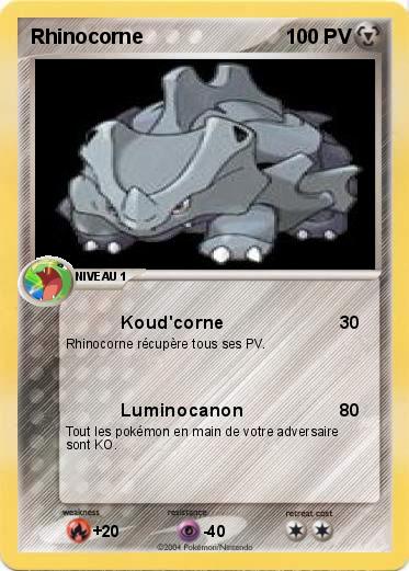 Pokemon Rhinocorne