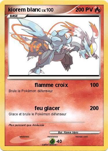 Pokemon kiorem blanc