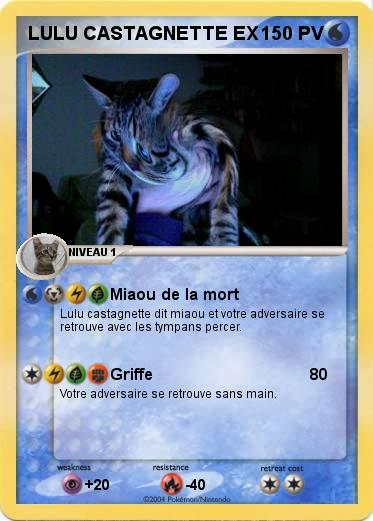 Pokemon LULU CASTAGNETTE EX