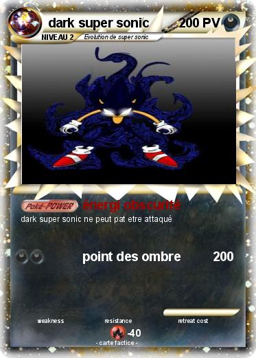 Pokemon dark super sonic